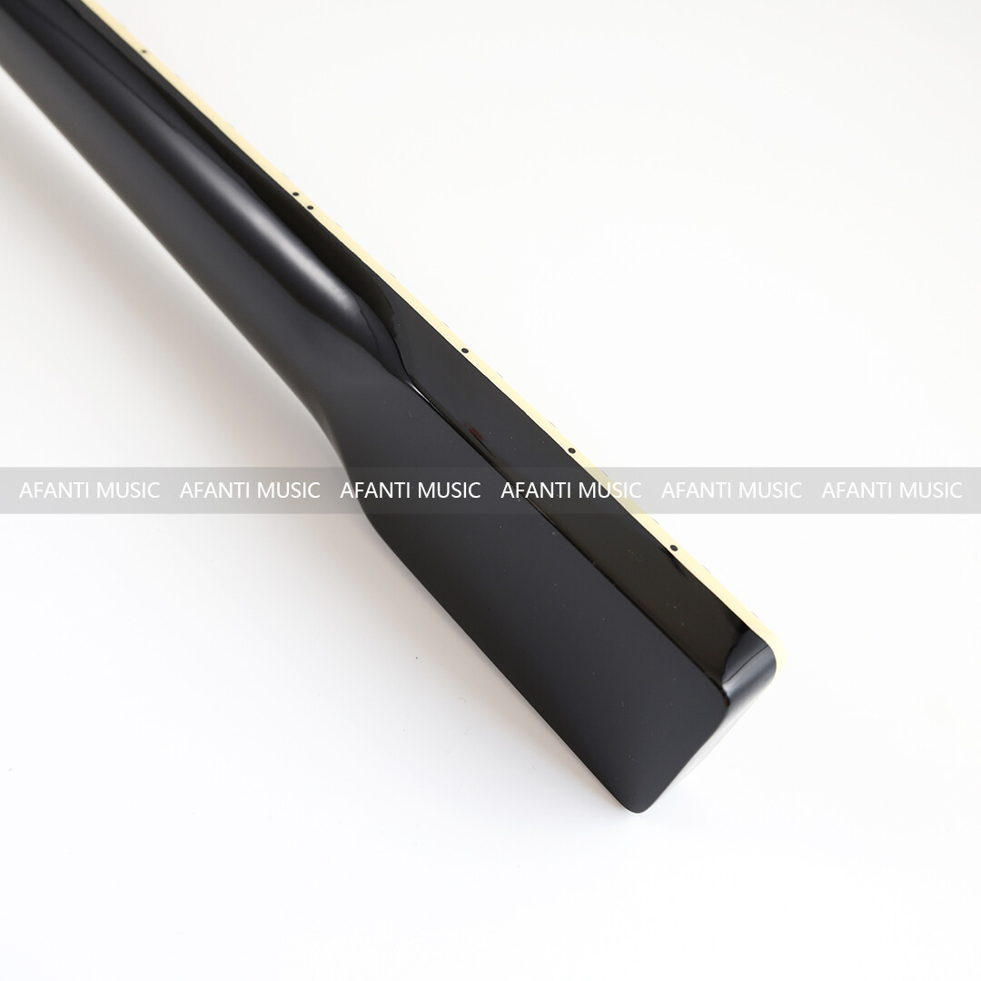 Afanti 4 Cuerdas Arce Bajo Guitarra Mástil con Diapasón de Palisandro