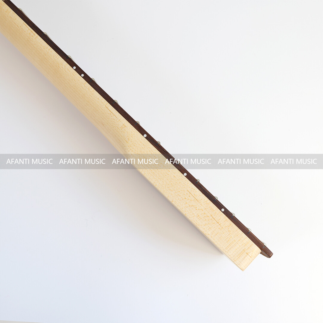 Afanti 4 Cuerdas 21 Trastes Arce Bajo Guitarra Mástil