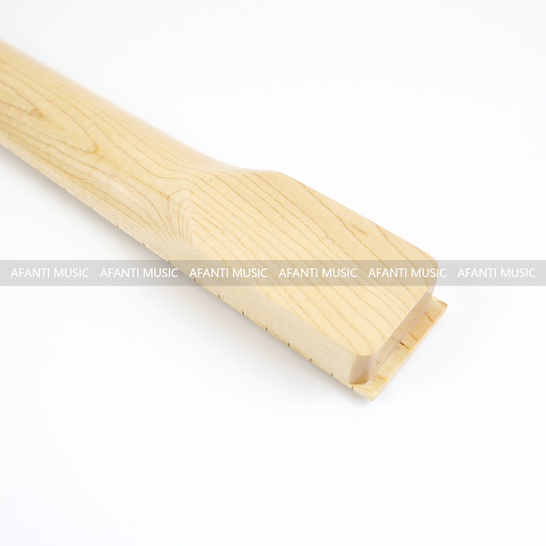 Afanti Mástil de Guitarra Eléctrica de Arce de 24 Trastes con Diapasón de Arce