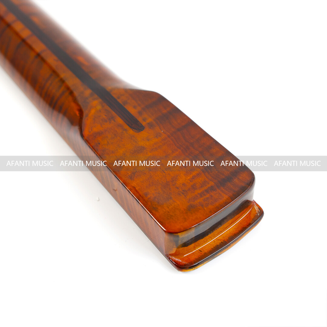 Afanti 22 Trastes Arce Flameado ST Mástil Guitarra Eléctrica