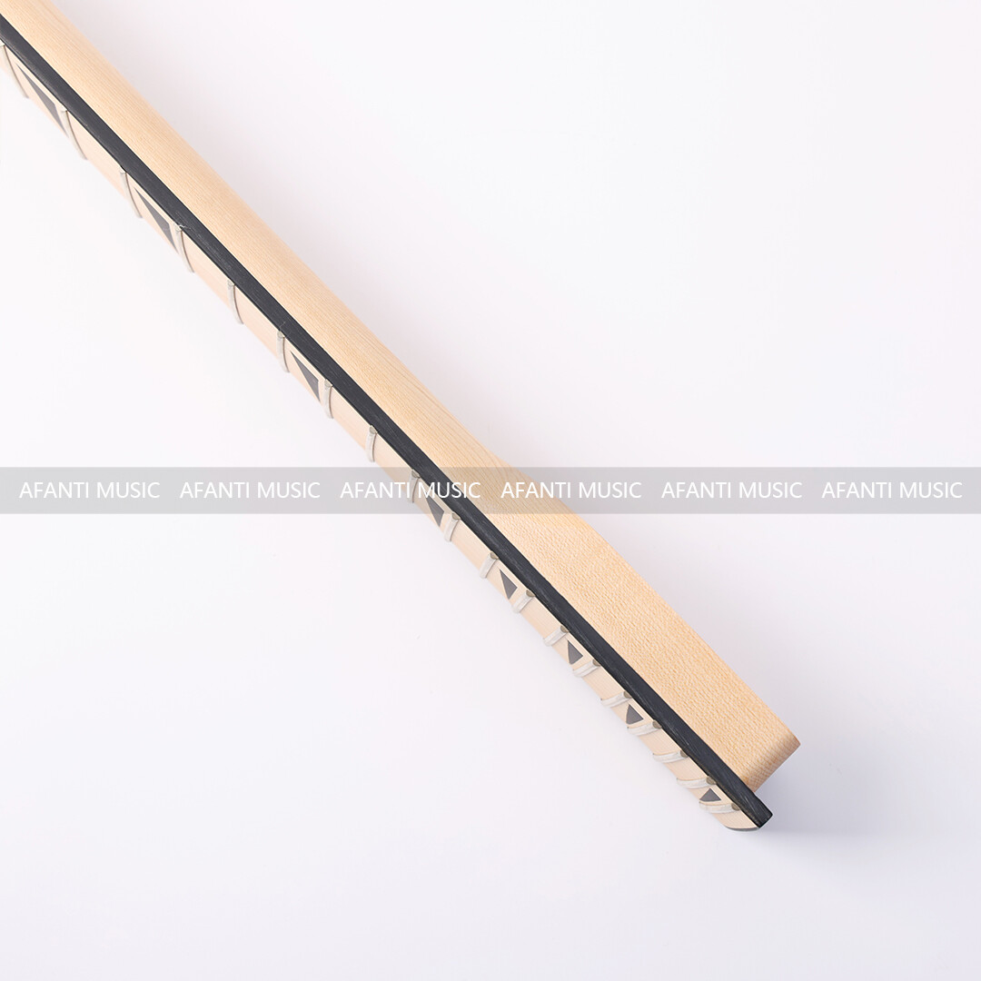 Afanti 24 Trastes Arce Mástil Guitarra Eléctrica Estilo Jackson