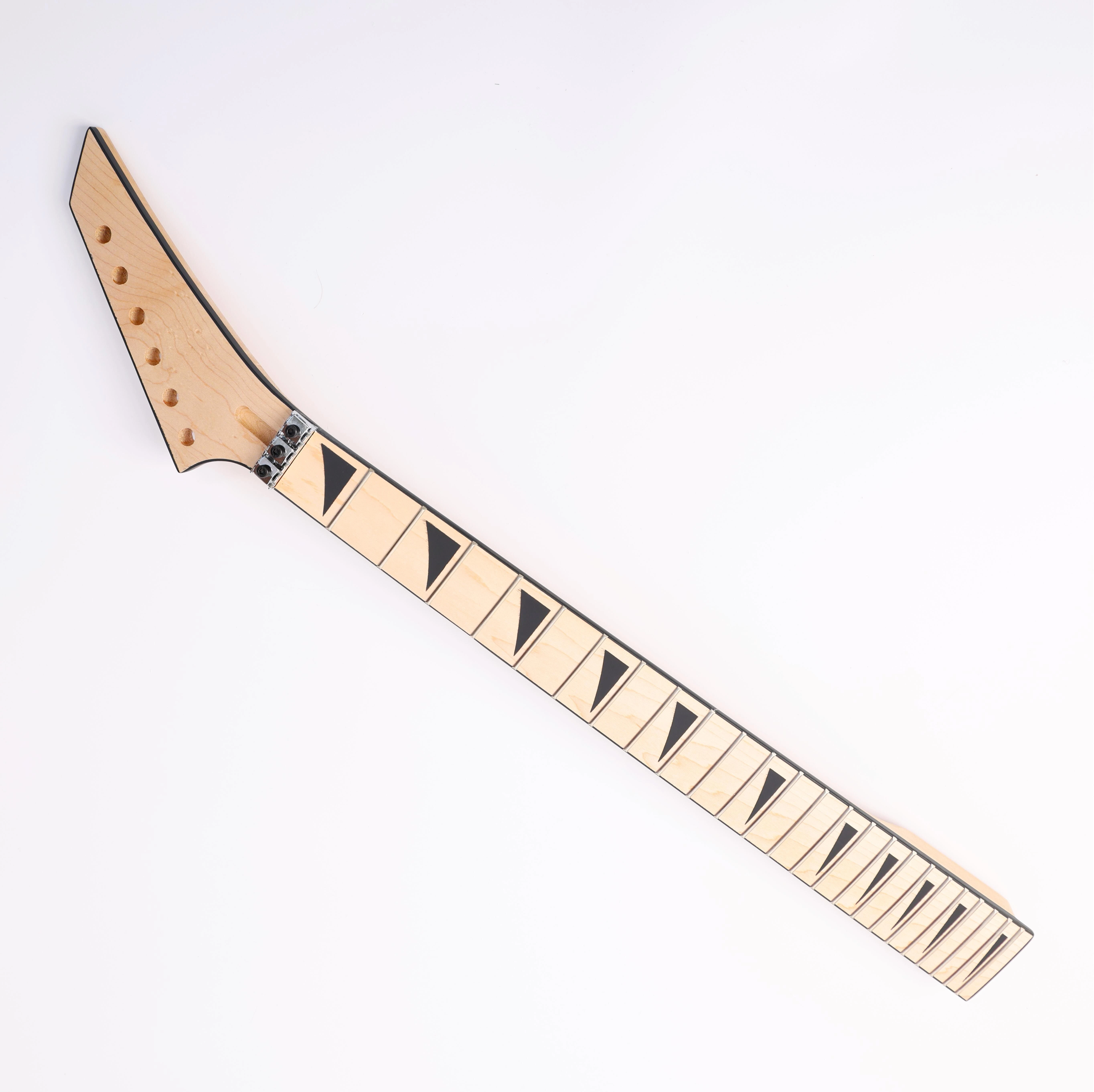 Afanti 24 Trastes Arce Mástil Guitarra Eléctrica Estilo Jackson