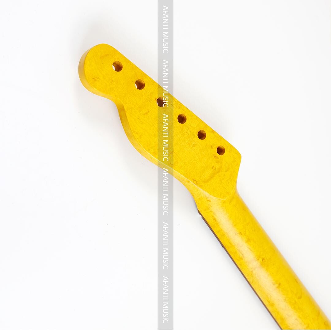 Afanti Recambio 22 Trastes Mástil Guitarra TL Arce Birdseye