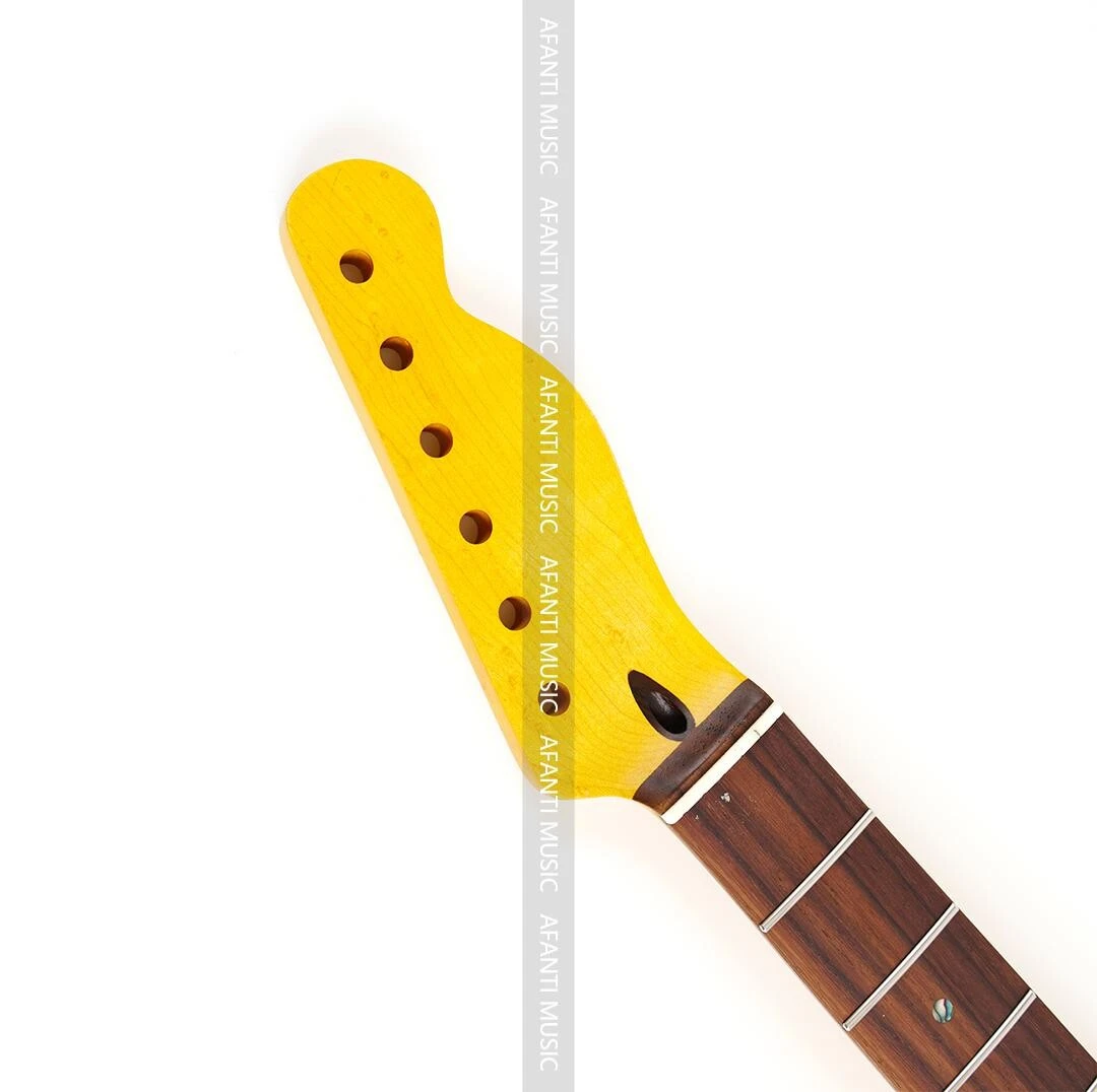 Afanti 22 Trastes Arce Birdseye Mástil Guitarra TL Style
