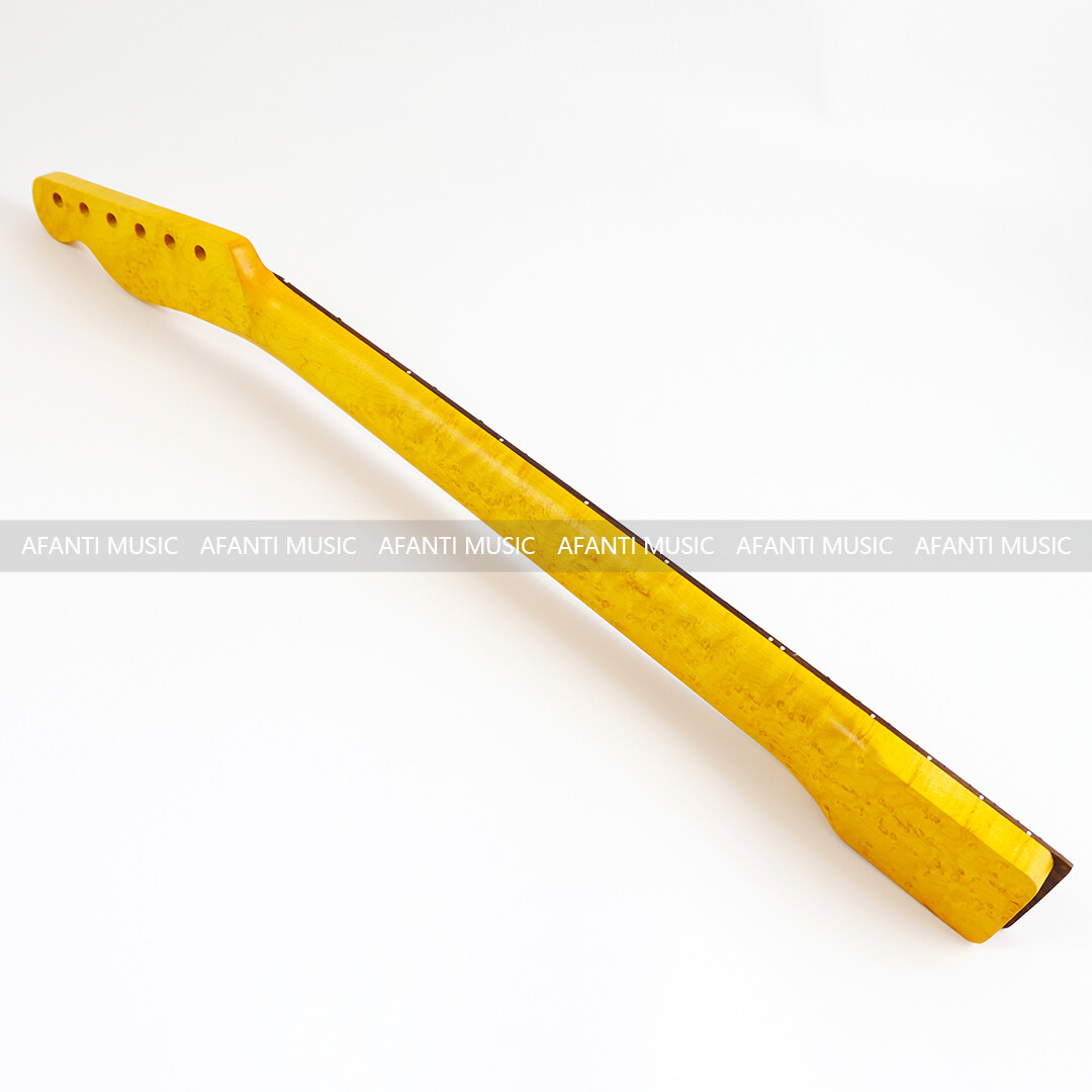 Afanti 22 Trastes Arce Birdseye Estilo TL Mástil Guitarra Eléctrica