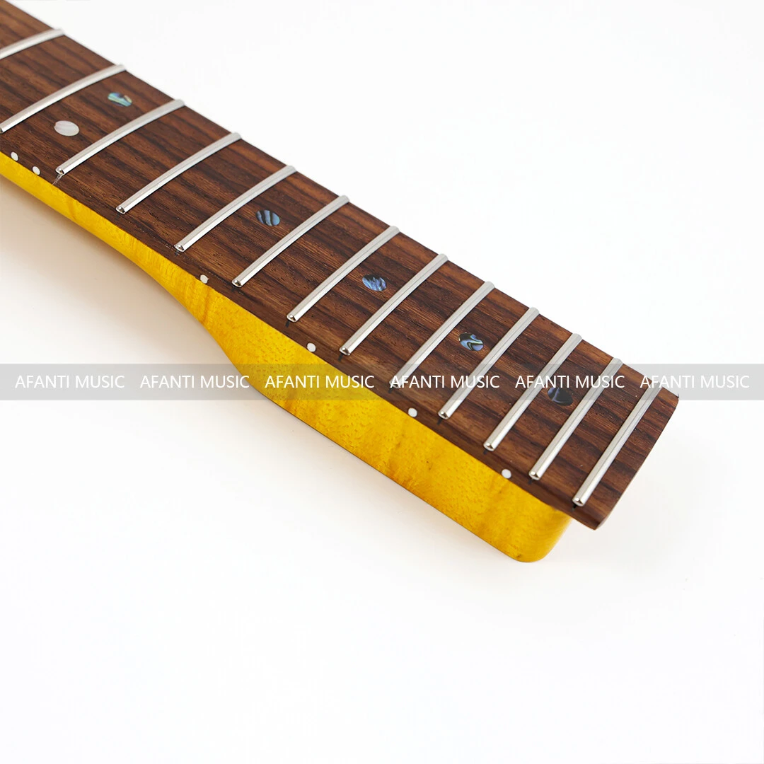 Afanti 22 Trastes Arce Birdseye Estilo TL Mástil Guitarra Eléctrica