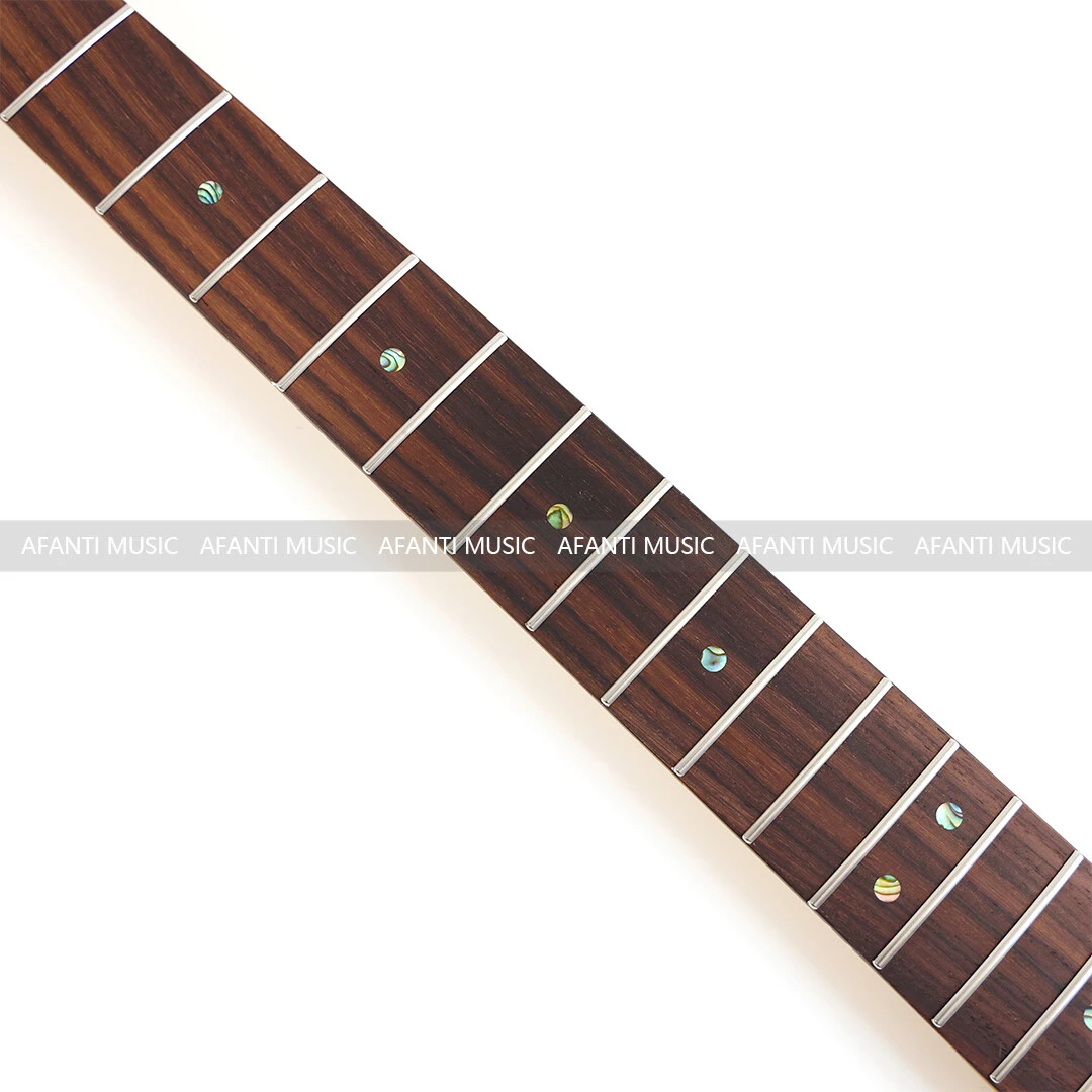 Afanti 22 Trastes Arce Birdseye y Arce Flameado TL Mástil de Guitarra