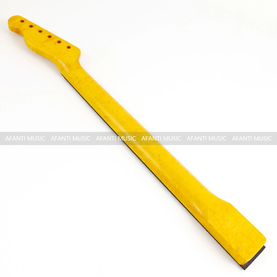 Afanti 22 Trastes Arce Birdseye TL Mástil Guitarra Eléctrica