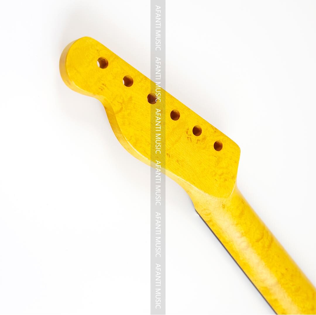 Afanti 22 Trastes Arce Birdseye TL Mástil Guitarra Eléctrica