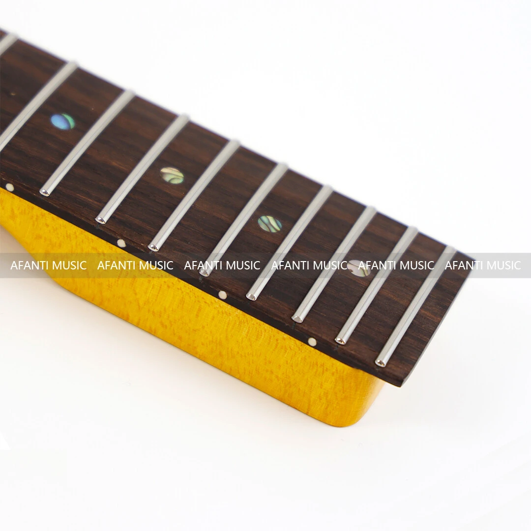 Afanti 22 Trastes Arce Birdseye TL Mástil Guitarra Eléctrica
