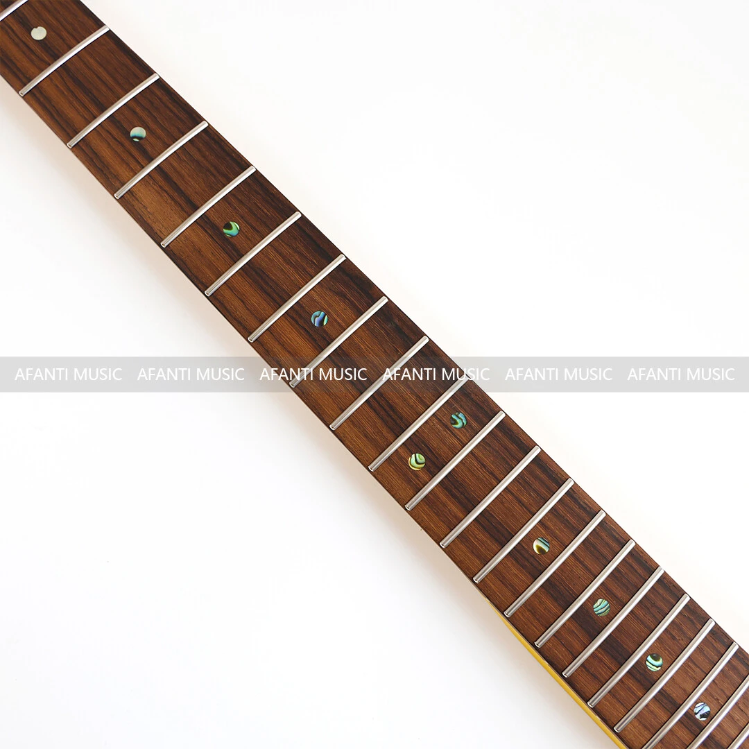 Afanti 22 Trastes Diapasón Palosanto TL Mástil Guitarra Eléctrica