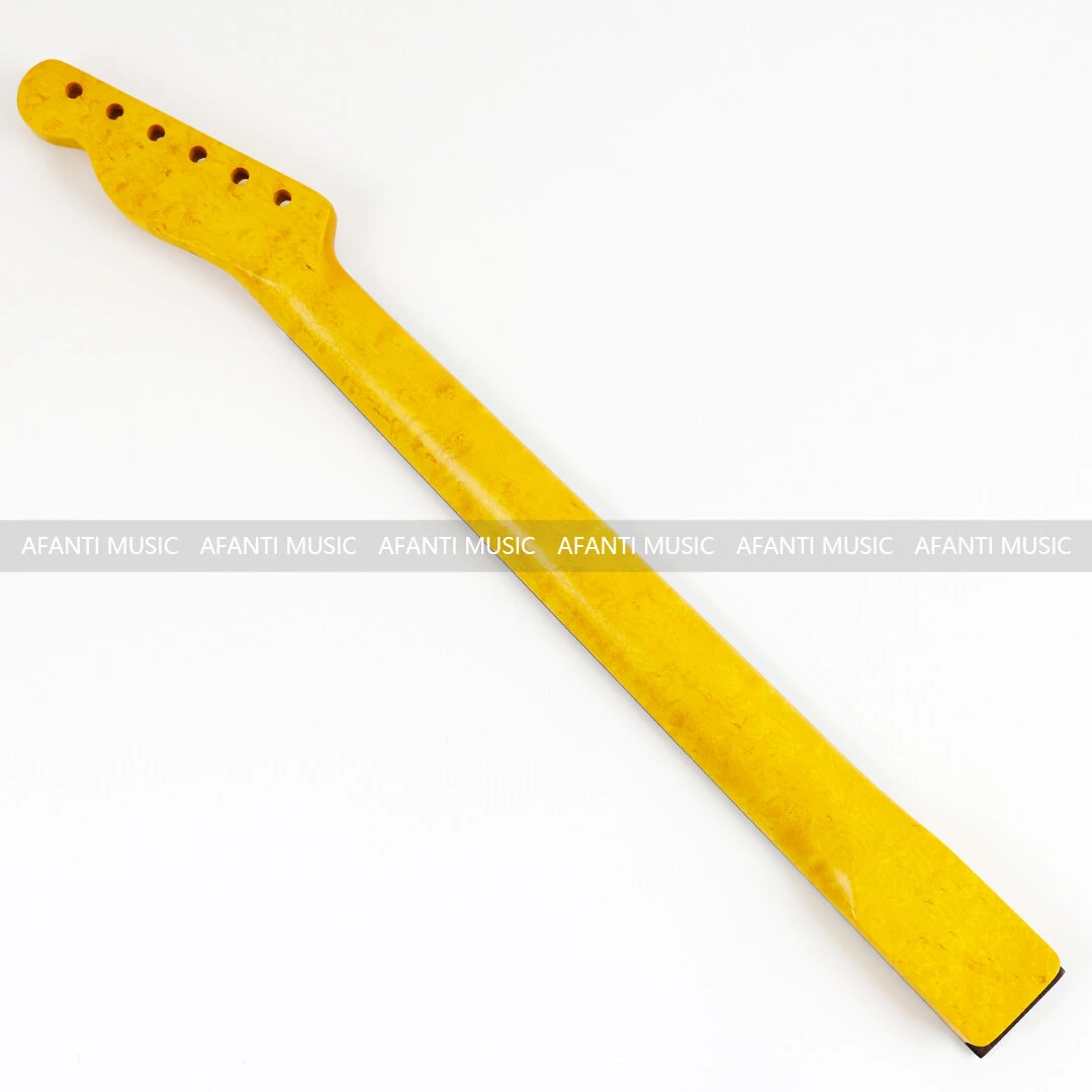 Afanti 22 Frets Matt Birdseye Maple TL Mástil de Guitarra Eléctrica