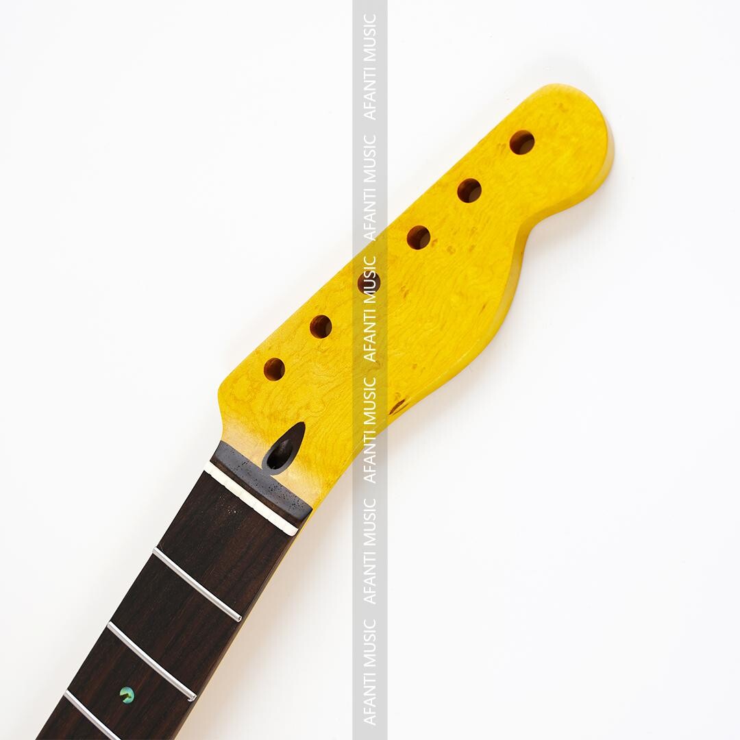 Afanti 22 Frets Matt Birdseye Maple TL Mástil de Guitarra Eléctrica