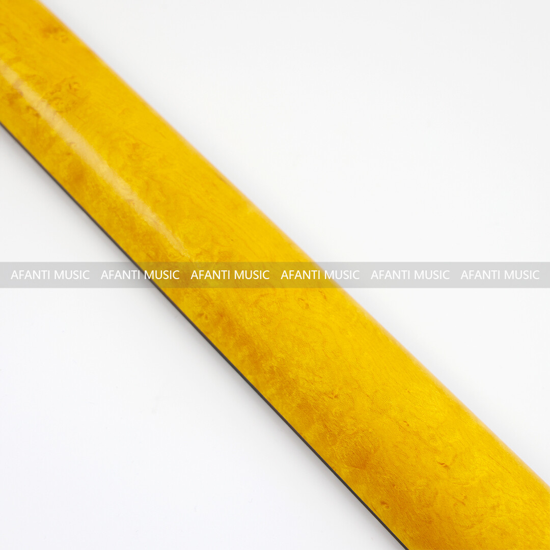 Afanti 22 Frets Matt Birdseye Maple TL Mástil de Guitarra Eléctrica