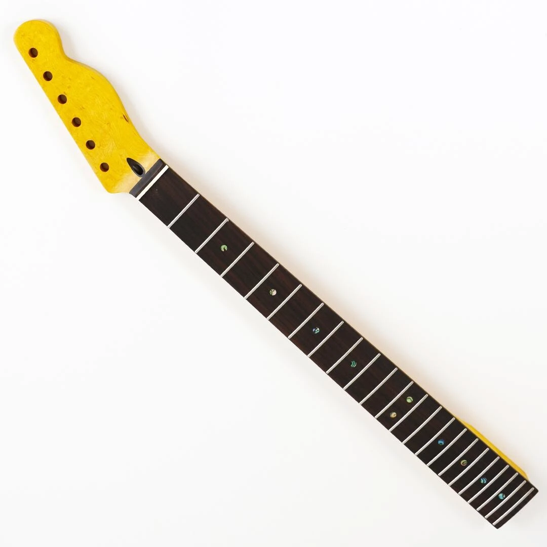 Afanti 22 Frets Matt Birdseye Maple TL Mástil de Guitarra Eléctrica