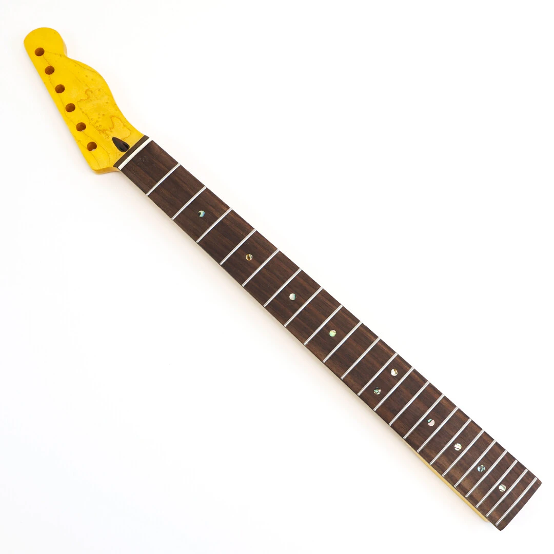 Afanti 22 Trastes TL Mástil de Guitarra Eléctrica con Diapasón de Palisandro