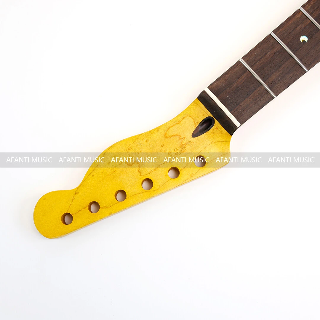 Afanti 22 Trastes TL Mástil de Guitarra Eléctrica con Diapasón de Palisandro