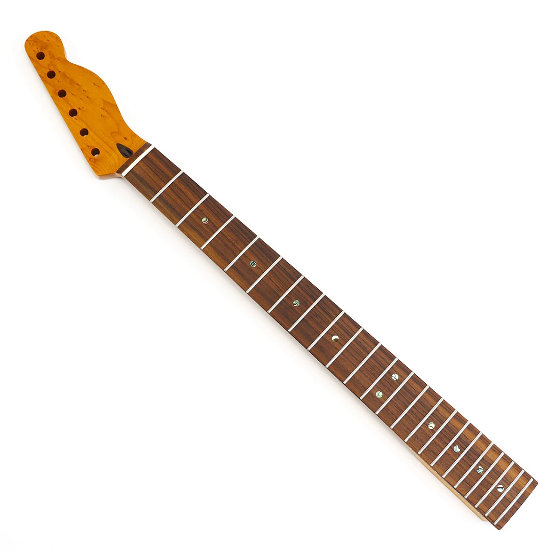 Afanti 22 Trastes Arce Tostado Birdseye TL Mástil Guitarra Eléctrica