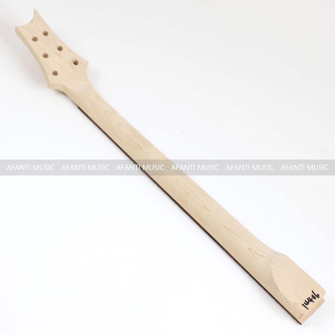 Afanti 24 Trastes Arce Guitarra Eléctrica Mástil con Diapasón de Palisandro