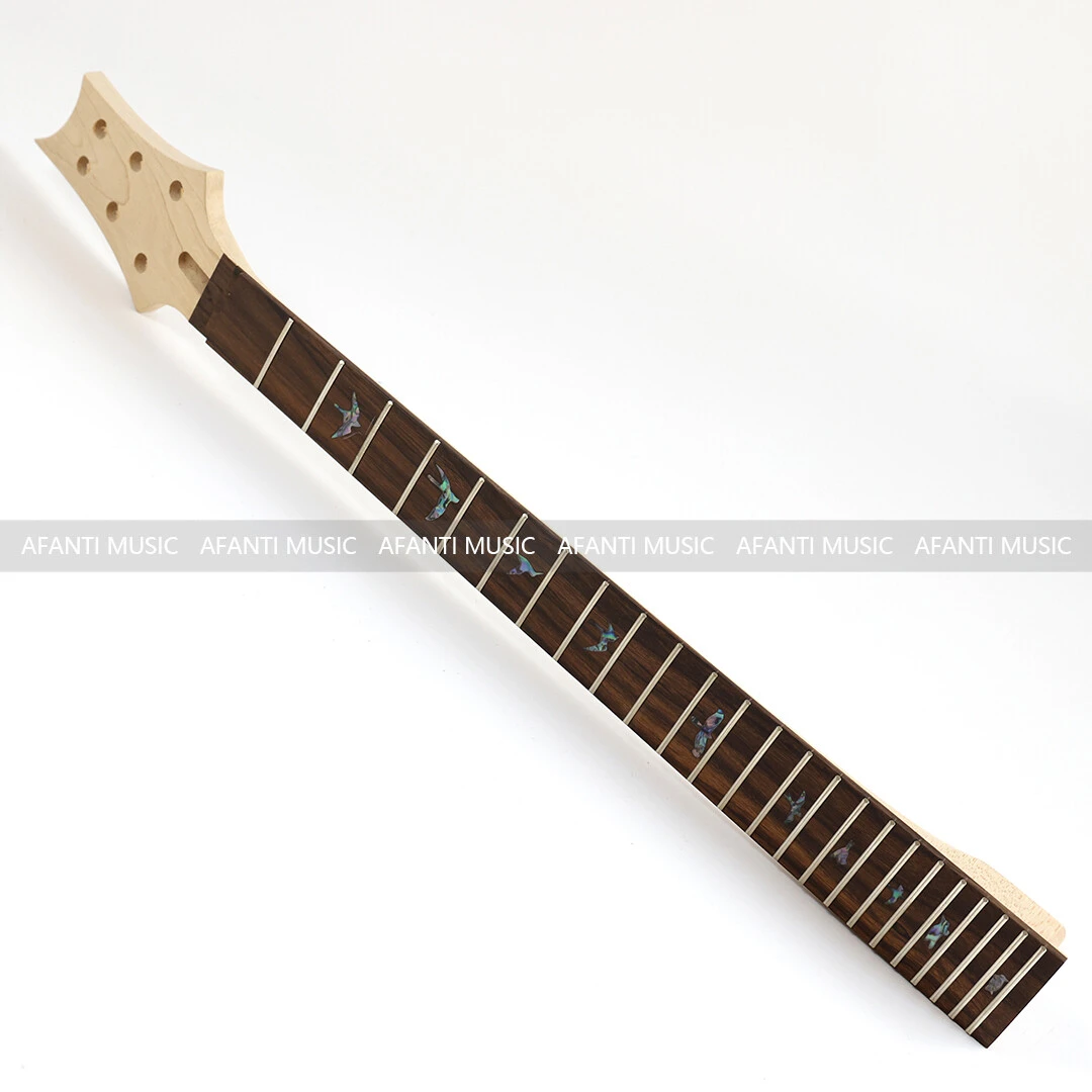 Afanti 24 Trastes Arce Guitarra Eléctrica Mástil con Diapasón de Palisandro