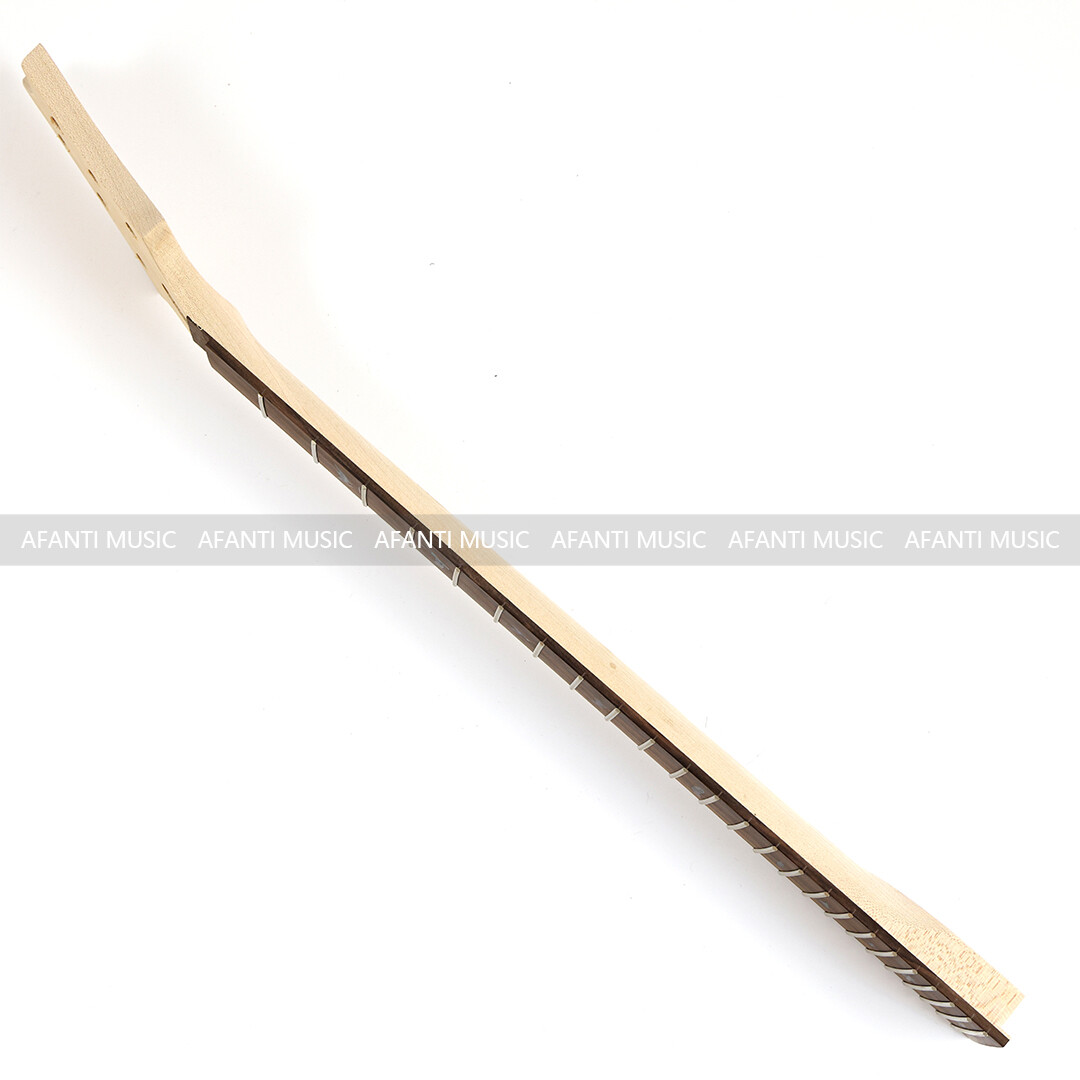 Afanti 24 Trastes Arce Guitarra Eléctrica Mástil con Diapasón de Palisandro