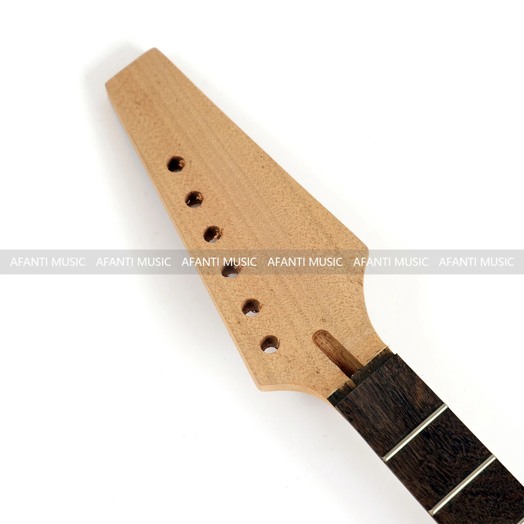 Afanti Mástil de Guitarra Eléctrica de Caoba de 24 Trastes