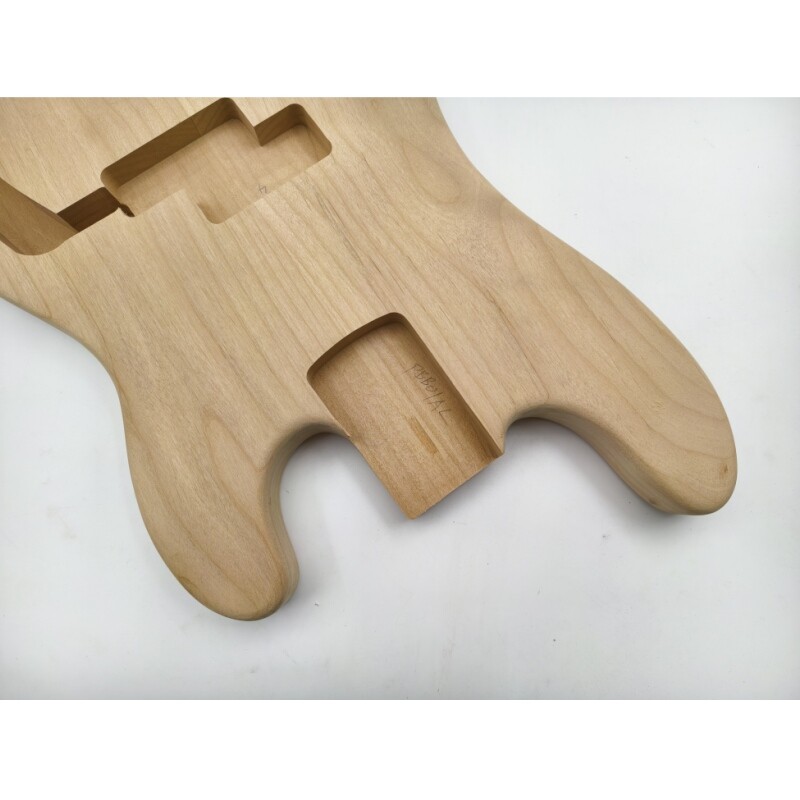 Afanti 2 Piece Center Joint Unfinished Alder Wood P Bass Guitar Body