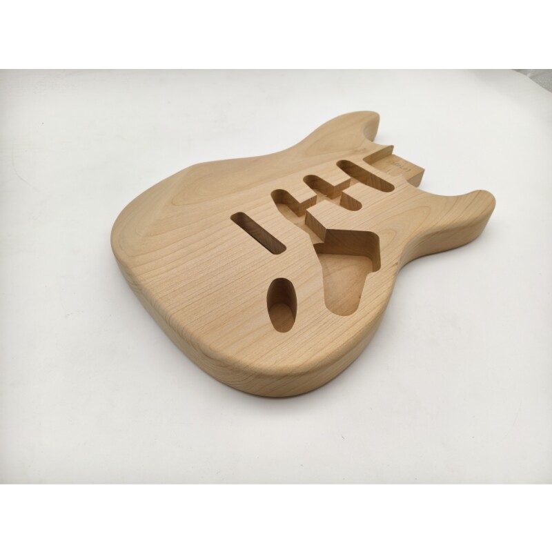 Afanti Unfinished 2 Pieces Alder Center Joint SSS St Cuerpo Guitarra Eléctrica