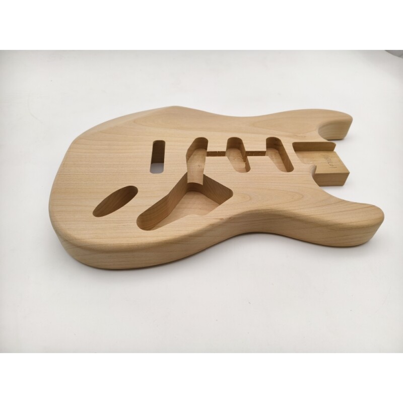Afanti Unfinished 2 Pieces Alder Center Joint SSS St Cuerpo Guitarra Eléctrica