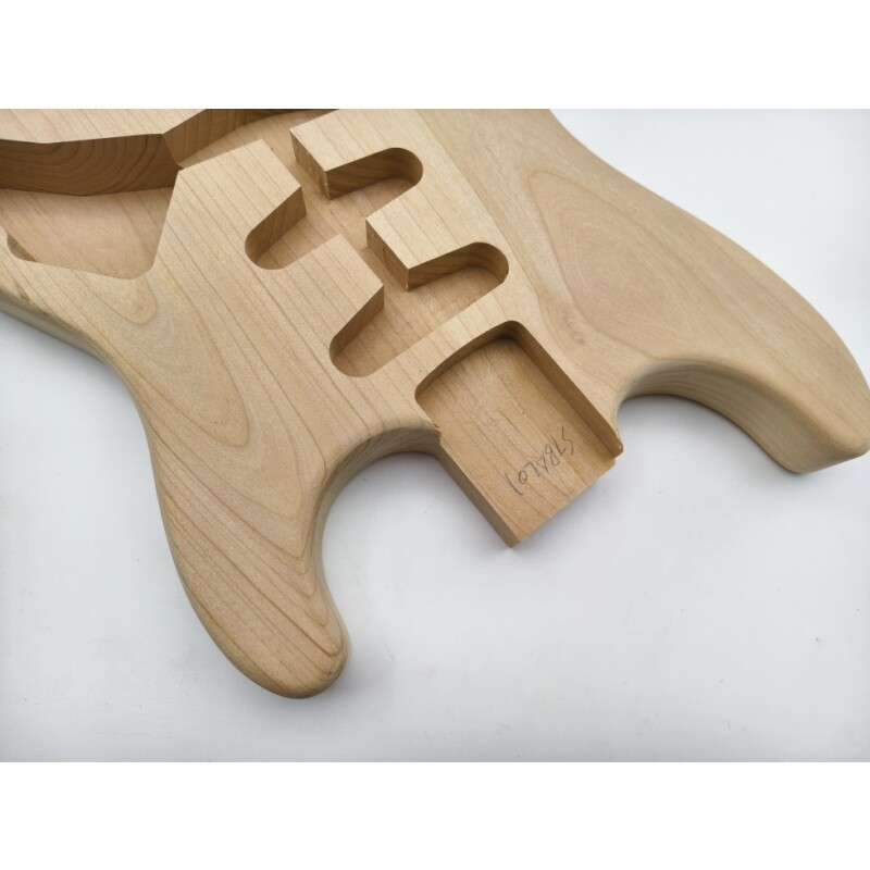 Afanti Unfinished 2 Pieces Alder Center Joint SSS St Cuerpo Guitarra Eléctrica