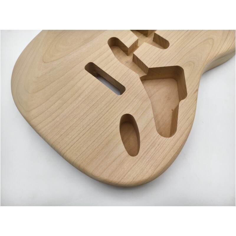 Afanti Unfinished 2 Pieces Alder Center Joint SSS St Cuerpo Guitarra Eléctrica