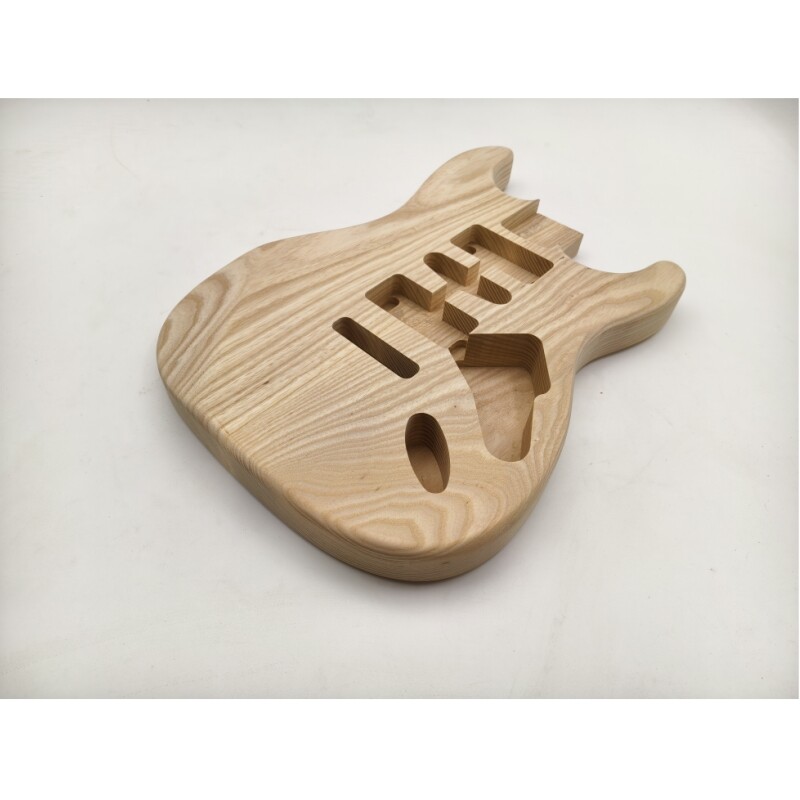 Afanti Unfinished Ash Wood HSH Pickup Routing St Cuerpo de Guitarra Eléctrica