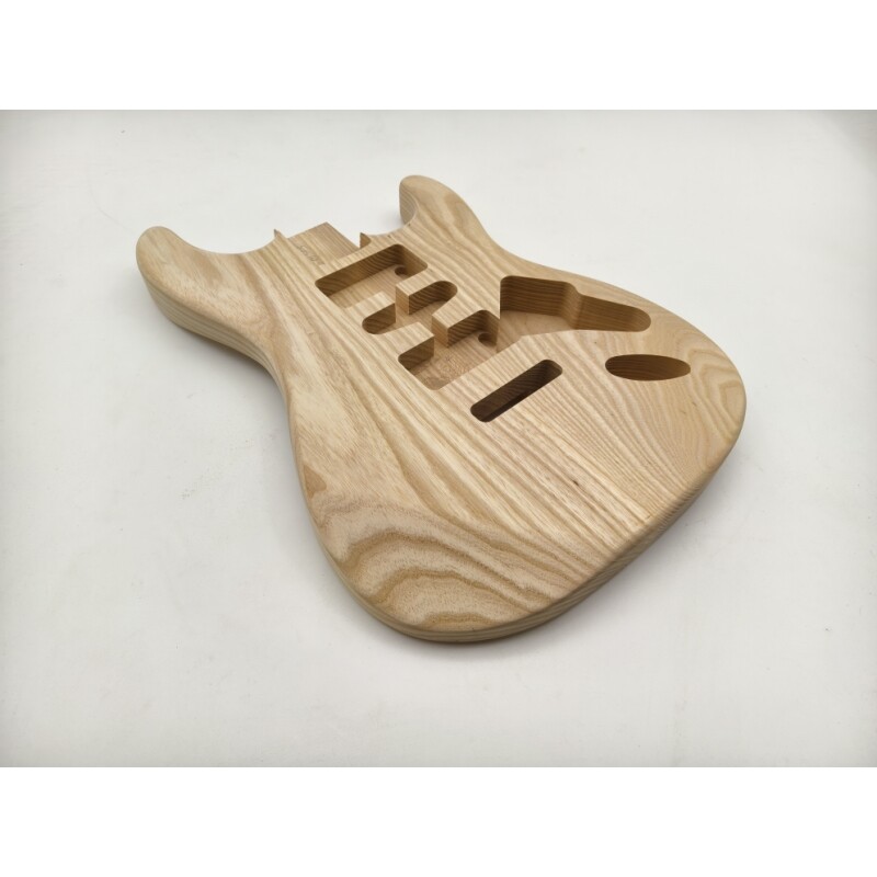 Afanti Unfinished Ash Wood HSH Pickup Routing St Cuerpo de Guitarra Eléctrica