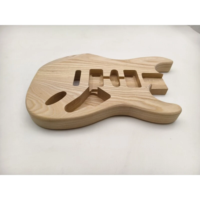 Afanti Unfinished Ash Wood HSH Pickup Routing St Cuerpo de Guitarra Eléctrica