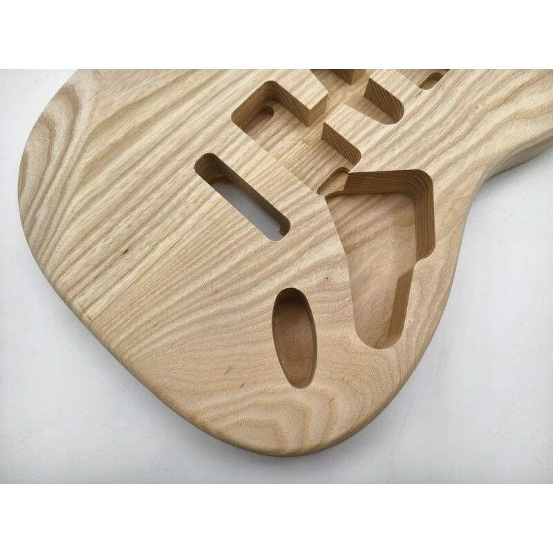 Afanti Unfinished Ash Wood HSH Pickup Routing St Cuerpo de Guitarra Eléctrica