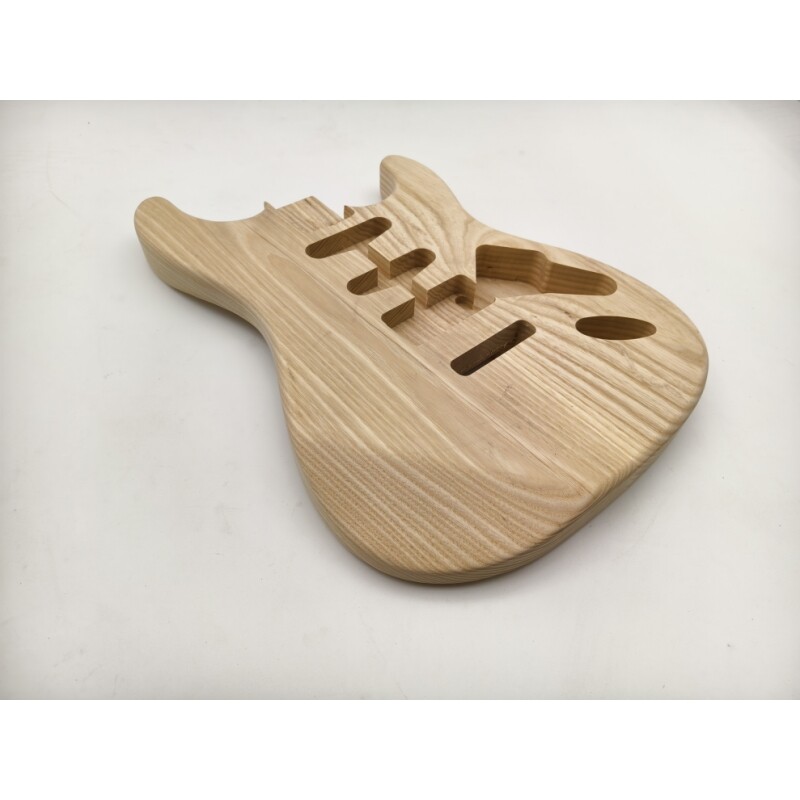 Afanti Unfinished Ash Wood SSH Pickup Routing St Cuerpo de Guitarra Eléctrica