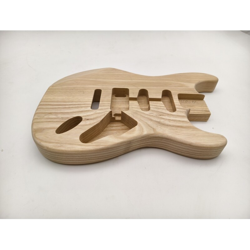 Afanti Unfinished Ash Wood SSH Pickup Routing St Cuerpo de Guitarra Eléctrica