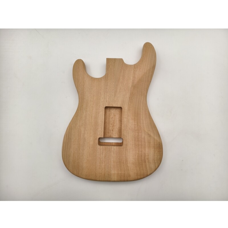 Afanti Unfinished Caoba ST Guitarra Eléctrica Cuerpo