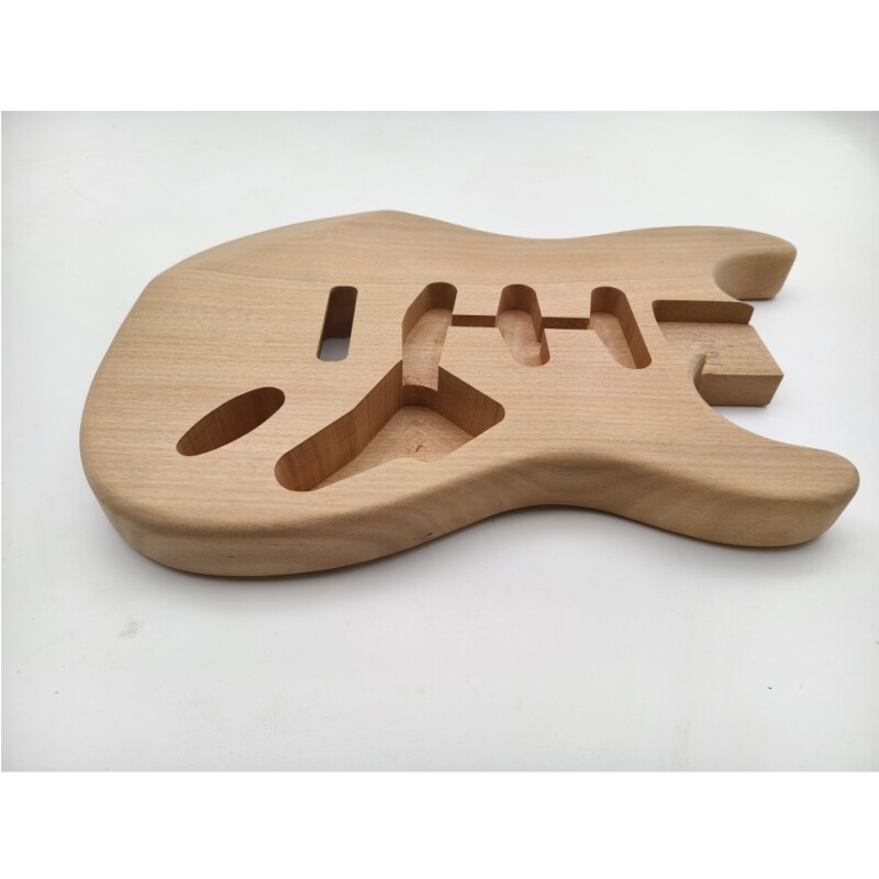 Afanti Unfinished Caoba ST Guitarra Eléctrica Cuerpo