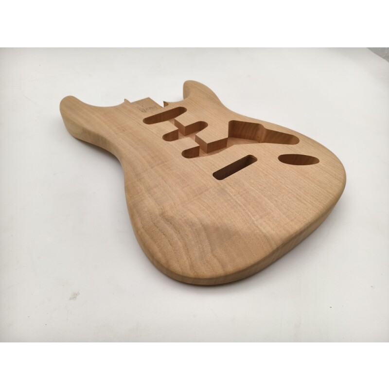 Afanti Unfinished Caoba ST Guitarra Eléctrica Cuerpo