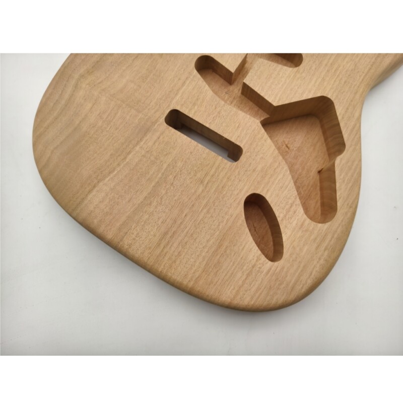 Afanti Unfinished Caoba ST Guitarra Eléctrica Cuerpo