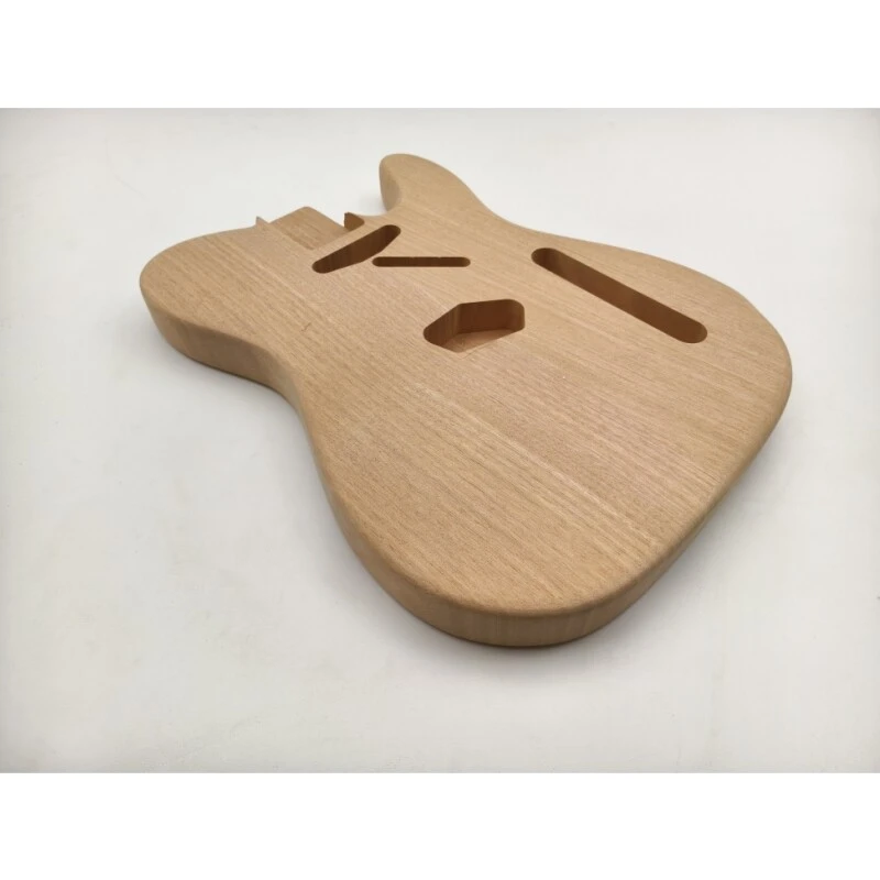 Afanti Caoba Sin Acabar 2 Piezas Center Joint Cuerpo Guitarra TL