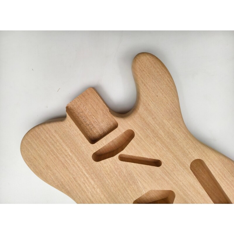 Afanti Caoba Sin Acabar 2 Piezas Center Joint Cuerpo Guitarra TL