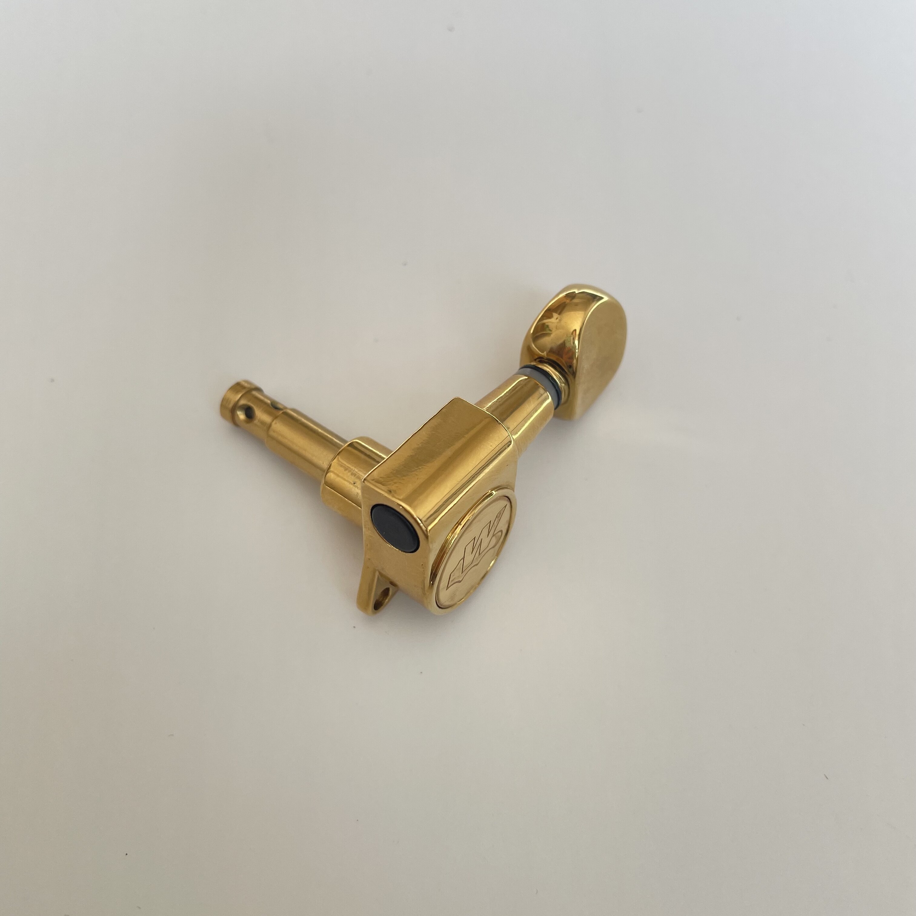 Afinador de Guitarra Afanti 6R Inline Gold para Guitarras Eléctricas con Clavijero de 10mm