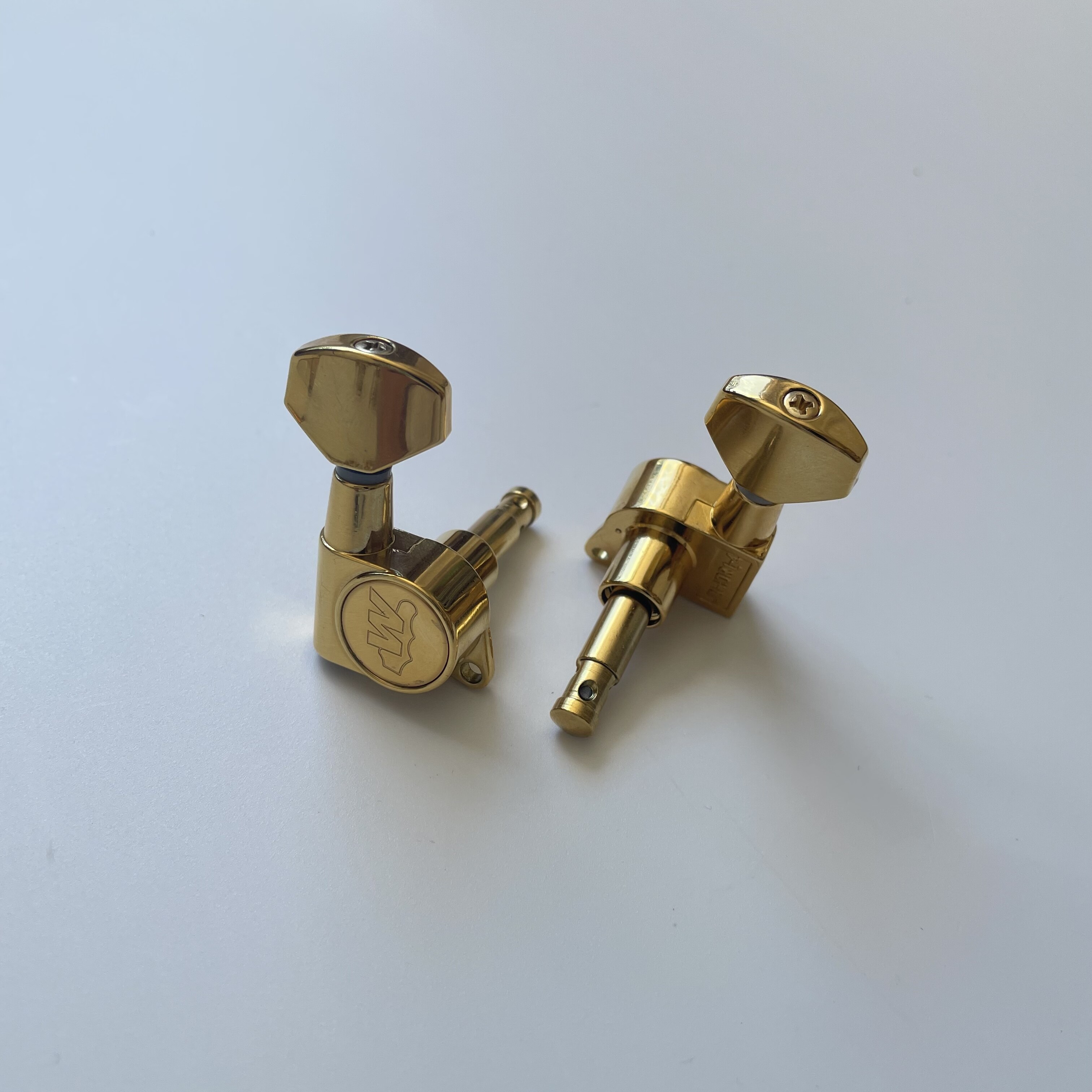 Afanti 6R-In-Line Clavijas de Oro para Guitarra Eléctrica Acústica