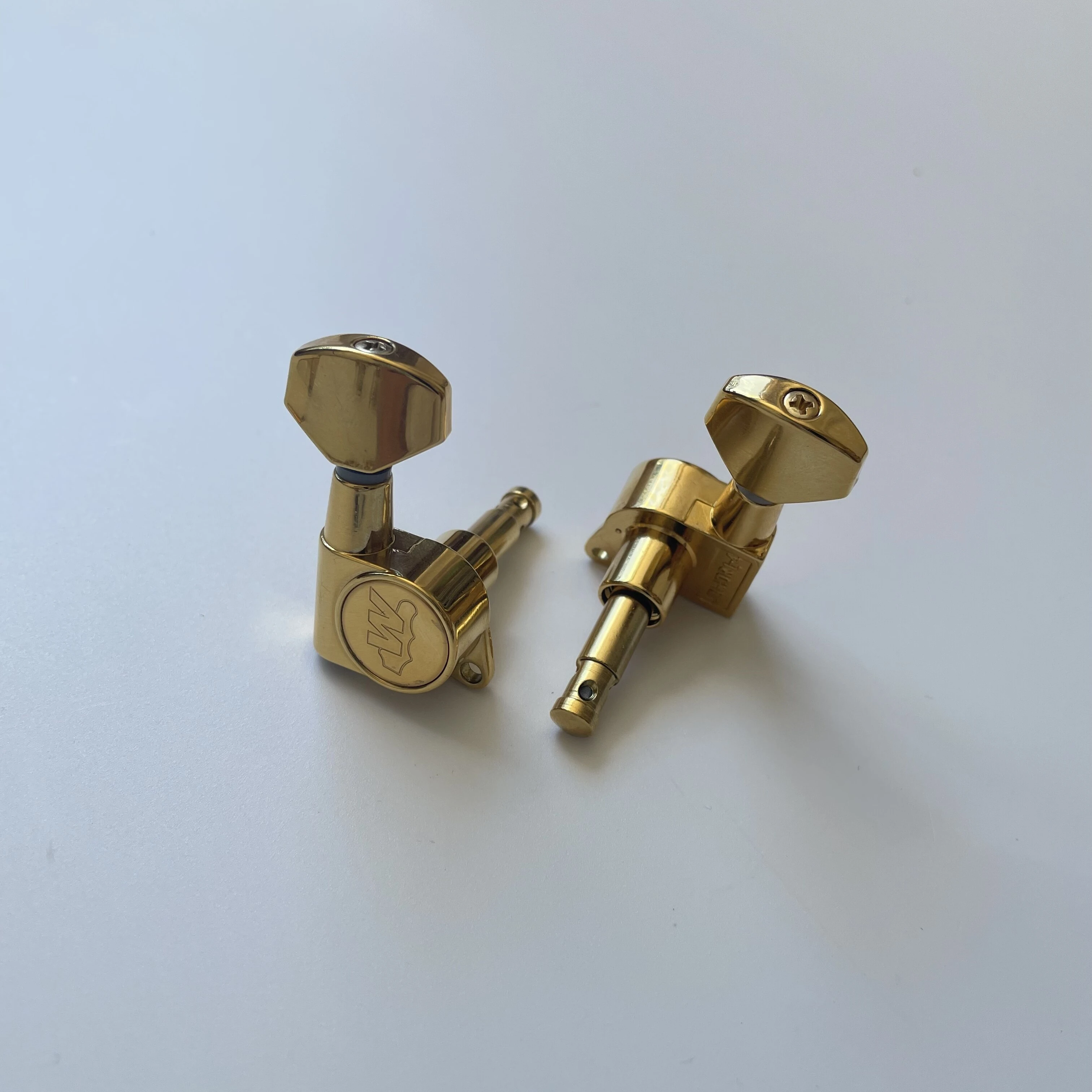 Afanti 6R-In-Line Clavijas de Oro para Guitarra Eléctrica Acústica