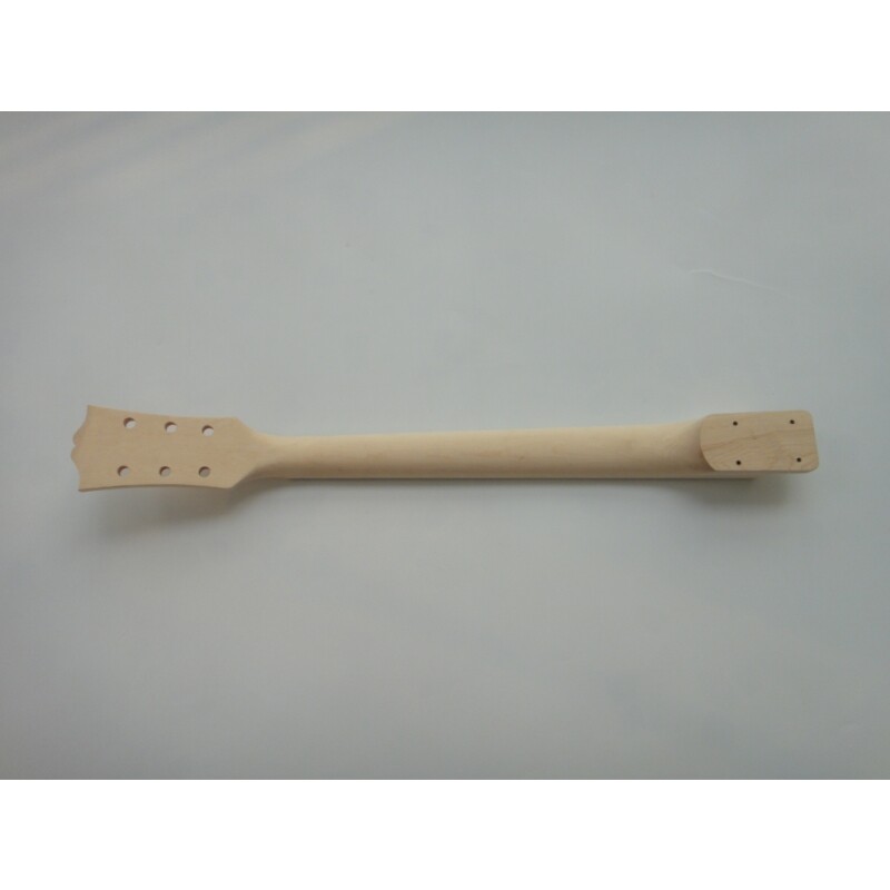 Kit de Guitarra Eléctrica DIY con Cuerpo de Contrachapado de Arce Afanti y Chapa de Arce Manchado