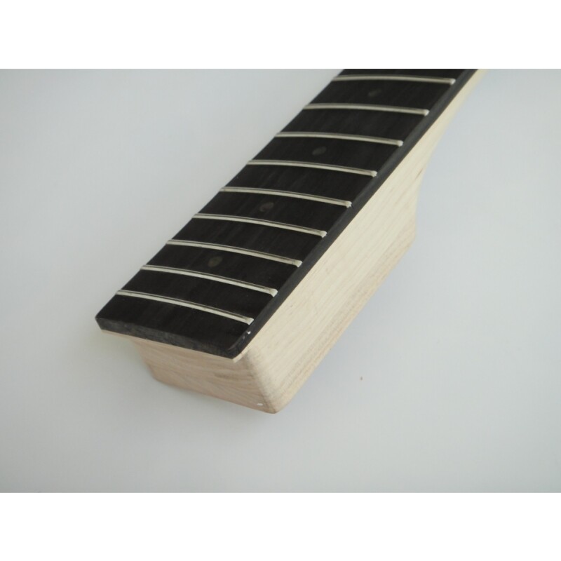 Kit de bajo eléctrico de 5 cuerdas Afanti con cuerpo de caoba sin terminar y arce flameado