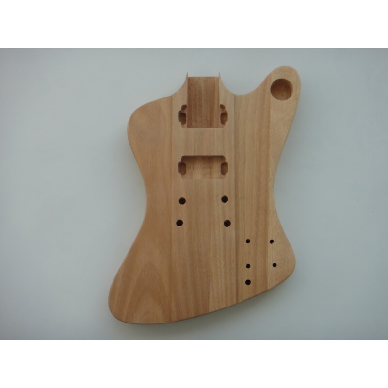Juego de 6 cuerdas Afanti con cuerpo de caoba y diapasón de ébano, kit de bricolaje para guitarra
