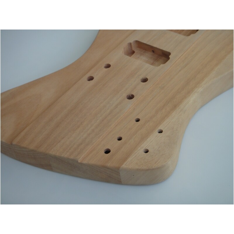 Juego de 6 cuerdas Afanti con cuerpo de caoba y diapasón de ébano, kit de bricolaje para guitarra